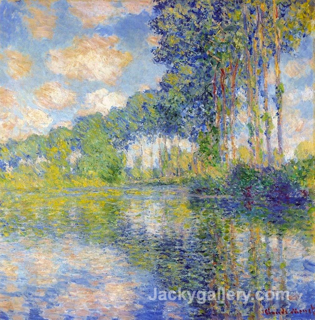 Poplars on the Epte by Claude Monet paintings reproduction - Click Image to Close